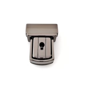 ZAMEK DO TECZKI - NA ŚRUBKI - TRAPEZ - CZARNY