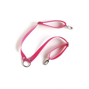 DZIECIĘCE DWA PASKI REGULOWANE DO PLECAKA PARCIANE NA KARABIŃCZYKACH - RÓŻNE KOLORY