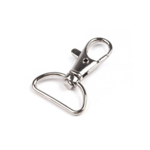 KARABIŃCZYK RYBKA - 25MM - SREBRNY