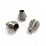 KOŃCÓWKA SZNURKA - SPRĘŻYNKA - SREBRNA