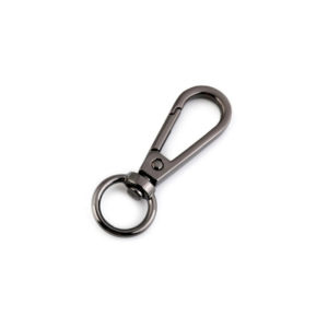 KARABIŃCZYK ELEGANCKI 12 MM - CZARNY POŁYSK