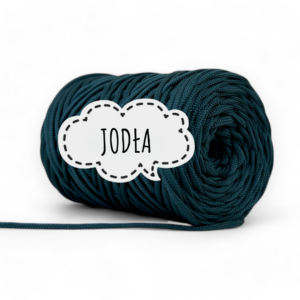 SZNUREK POLIESTROWY PŁASKI 5MM PIMOtki - JODŁA - BUTELKOWA ZIELEŃ