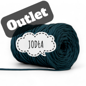 OUTLET - SZNUREK PŁASKI 5MM - JODŁA