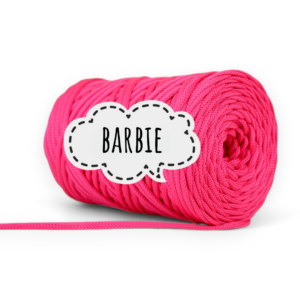 SZNUREK POLIESTROWY PŁASKI 5MM PIMOtki - BARBIE