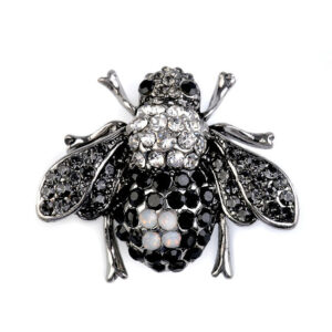 BROSZKA DO TOREBKI - PSZCZOŁA - CZARNY