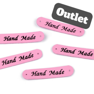 OUTLET - METKA HAND MADE Z EKOSKÓRY OWALNA - RÓŻOWA