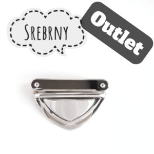 OUTLET - ZAPIĘCIE SZEROKIE - NA ŚRUBKI - SREBRNE