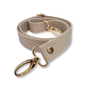 PASEK PARCIANY - 25 MM - IVORY / CHŁODNY BEŻ