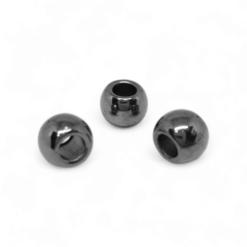 Końcówka sznurka - Kuleczka - Czarna