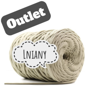 OUTLET - SZNUREK PŁASKI 8MM - LNIANY