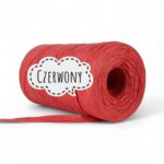 WŁÓCZKA RAFIA PIMOtki - CZERWONY