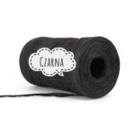 WŁÓCZKA RAFIA  PIMOtki - CZARNA