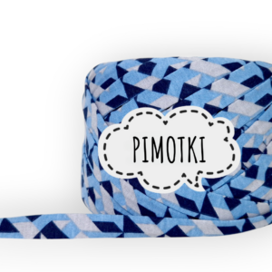 MOTEK PIMOtki - GEOMETRYCZNIE NIEBIESKI GRANAT SZARY