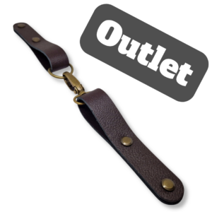 OUTLET - ZAPIĘCIE WEWNĘTRZNE DO SKRĘCANIA Z DWOMA NITAMI - CZEKOLADA - STARE ZŁOTO