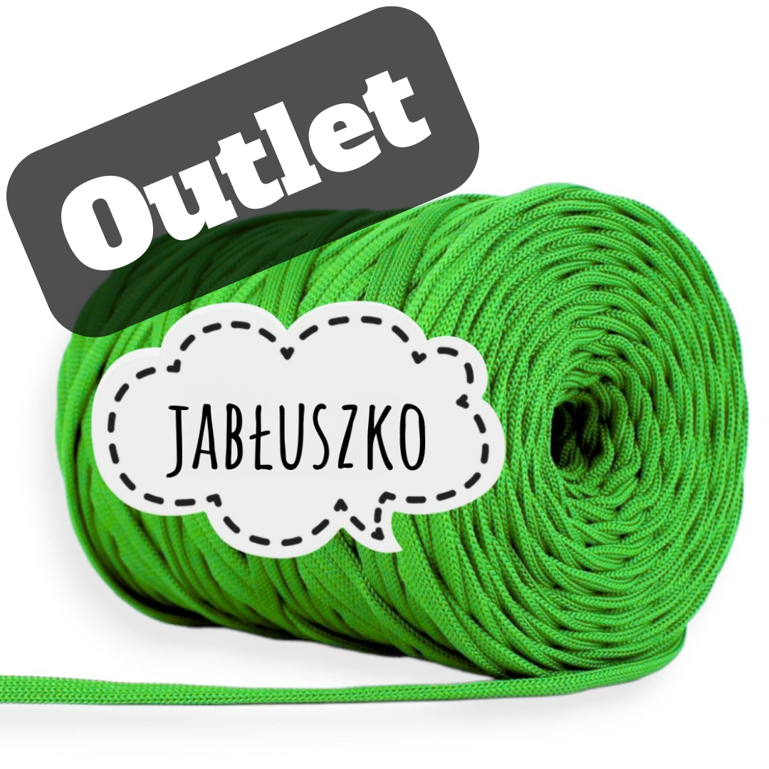 OUTLET – SZNUREK PŁASKI 8MM – JABŁUSZKO