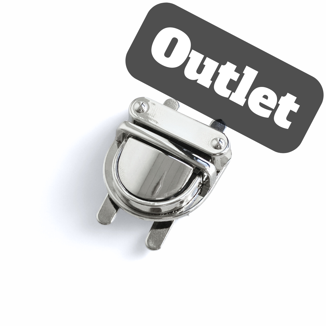 OUTLET - ZAPIĘCIE OZDOBNE - NA ŚRUBKI - SREBRNY