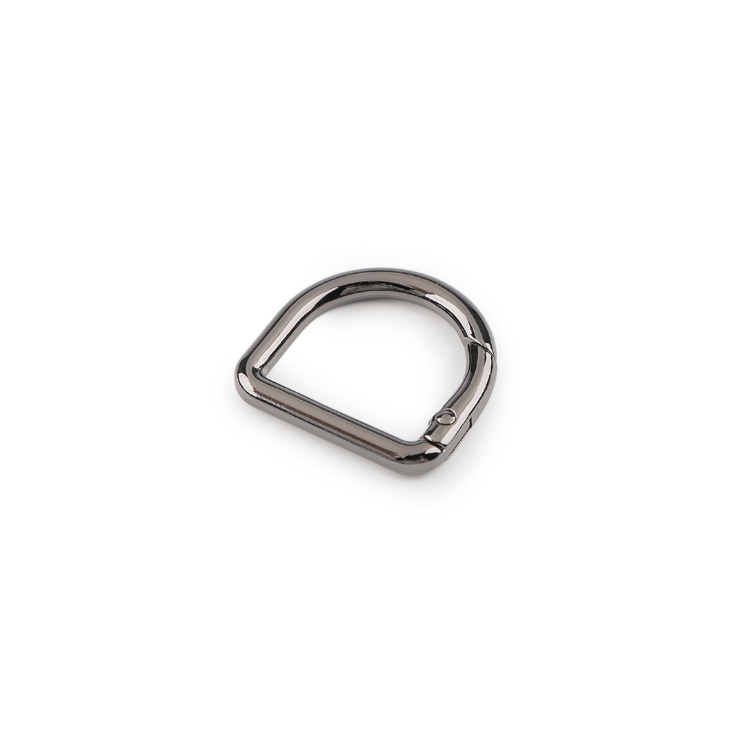 KARABIŃCZYK PÓŁKÓŁKO - OTWIERANY - CZARNY POŁYSK