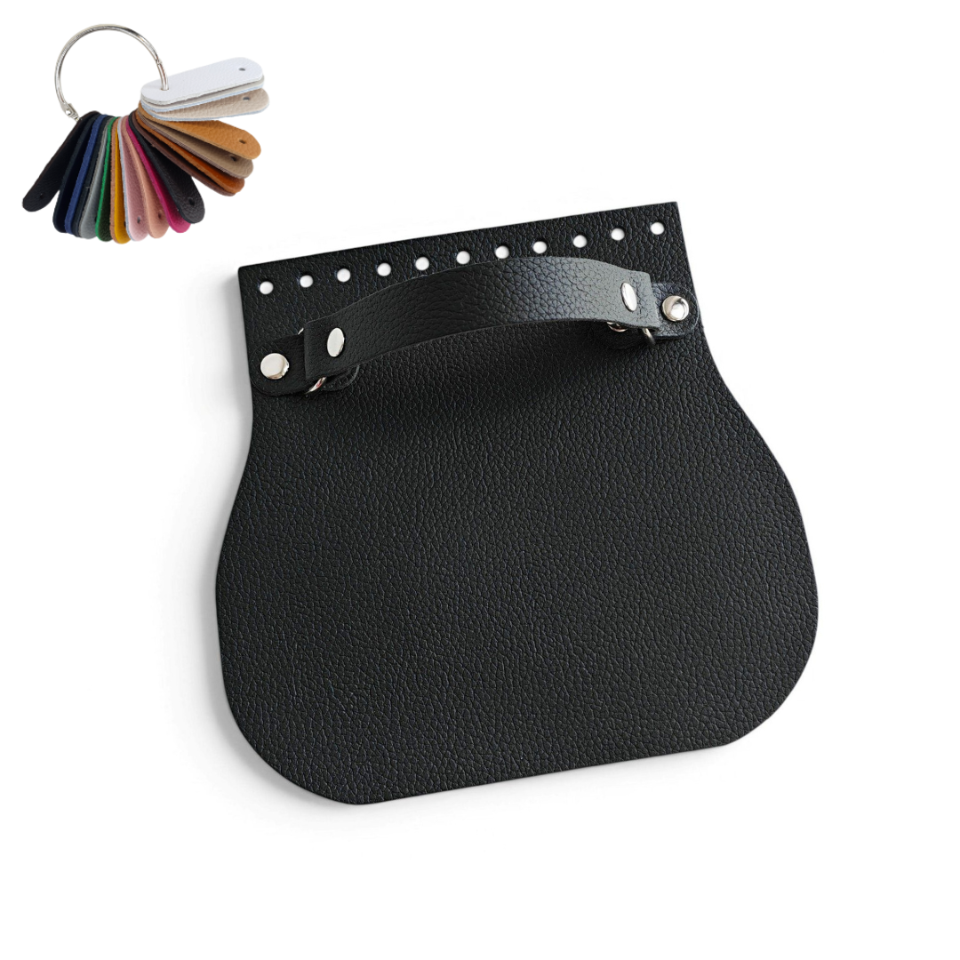 KLAPKA DO TOREBKI – 16-20×19 CM – Z RĄCZKĄ NA UCHWYTACH – SKÓRA NATURALNA