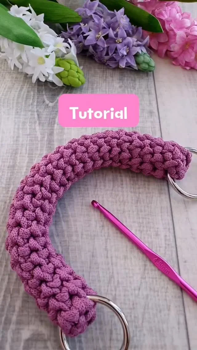 Crochet bag handles ☺️